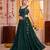 Green Georgette Navratri Lehenga Choli Set