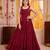 Maroon Georgette Navratri Lehenga Choli Set