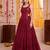 Maroon Georgette Navratri Lehenga Choli Set