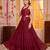 Maroon Georgette Navratri Lehenga Choli Set