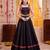 Black Cotton Navratri Lehenga Choli Set