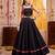 Black Cotton Navratri Lehenga Choli Set