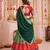 Multicolor Tussar Silk Navratri Lehenga Choli Dupatta Set