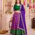 Multicolor Tussar Silk Navratri Special Premium Designer Lehenga Choli Dupatta Set