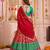 Multicolor Tussar Silk Navratri Lehenga Choli Dupatta Set