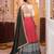 Red Rayon Navratri Lehenga Choli Dupatta Set