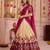 Off White Tussar Silk Navratri Lehenga Choli Dupatta Set