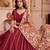 Maroon Pure Chanderi Navratri Special Premium Designer Lehenga Choli Dupatta Set