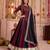 Multicolor Chinon Navratri Lehenga Choli Dupatta Set