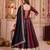 Multicolor Chinon Navratri Lehenga Choli Dupatta Set