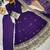 Orange fendy silk with sequence embroidery work kids gown bottom and dupatta set