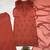 brown color embroidery work gerogette salwar suit