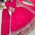 Orange fendy silk with sequence embroidery work kids gown bottom and dupatta set