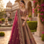 maroon color Dori Embroidery Patch work Sequins and Thread work Velvet Lehenga Choli set