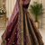 maroon color Dori Embroidery Patch work Sequins and Thread work Velvet Lehenga Choli set