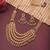 Multicolor gold plated temple jewellery set – traditional celebration accessory