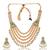 Multicolor gold plated temple jewellery set – traditional celebration accessory