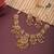 Multicolor gold plated temple jewellery set – classic ethnic accessory