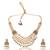 Multicolor gold plated temple necklace set – classic indian jewellery