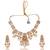 Multicolor gold plated temple jewellery set – classic ethnic accessory