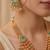 Multicolor gold plated temple jewellery set – traditional celebration accessory