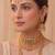 Multicolor gold plated temple jewellery set for women – designer ethnic jewellery