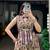 women festive real mirror work border chanderi garba lehenga choli set - free size