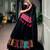 women black & multicolor gamthi lace navratri special chaniya choli set - free size