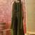 Olive georgette embroidered palazzo set