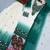 Teal And White Color Embroidery And Thread Work Georgette Salwar Suit