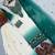 Teal And White Color Embroidery And Thread Work Georgette Salwar Suit