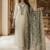 Cream khadi embroidered kurta set