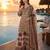White crepe digital print palazzo set