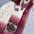 Wine And White Color Embroidery And Thread Work Georgette Salwar Suit