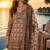 White crepe digital print palazzo set