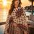 White crepe digital print palazzo set