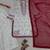 white color beautiful embroidery thread work silk blend kurti palazzo set