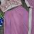 Lavender silk blend embroidered sharara set