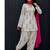 Cream cotton embroidered farshi salwar set