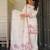 Off-white cotton poly printed farshi salwar set
