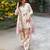 Off-white silk blend printed farshi salwar set