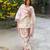 Off-white silk blend printed farshi salwar set