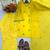 Dark-yellow chanderi embroidered palazzo set