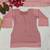 Pink cotton poly embroidered farshi salwar set