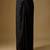 Black embroidered satin tulle jacket set