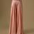 Rose gold embroidered satin tulle sharara cape set