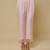 Blush pink embroidered chanderi muslin organza kurta set
