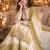 Light Olive And White Color Embroidery And Thread Work Georgette Salwar Suit