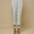 Mint green embroidered chanderi muslin organza anarkali set