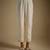 Ivory embroidered chanderi muslin organza kurta set